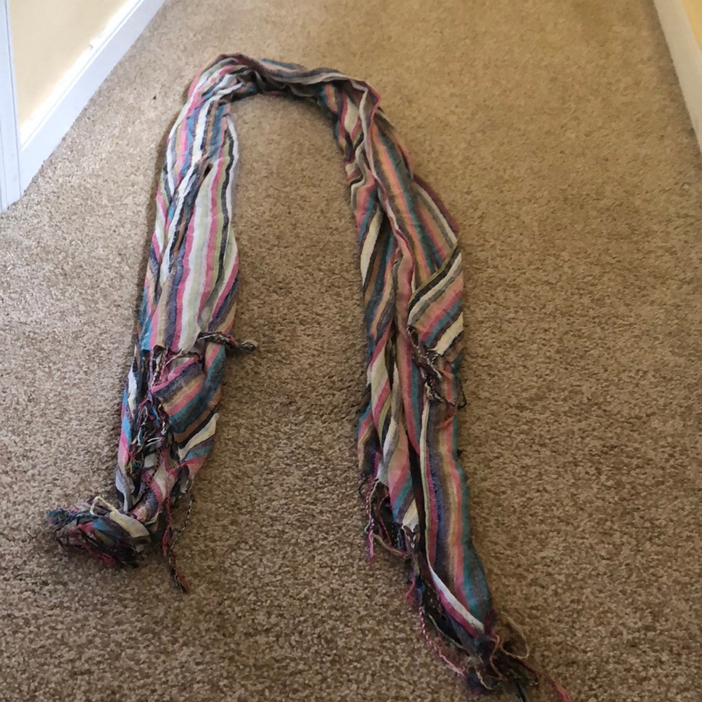 Multicolored scarf or shawl